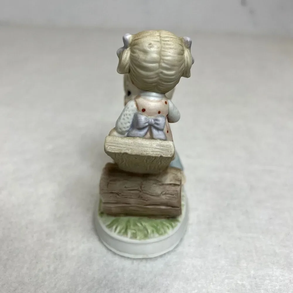 Vintage Seesaw Children Playing Figurine